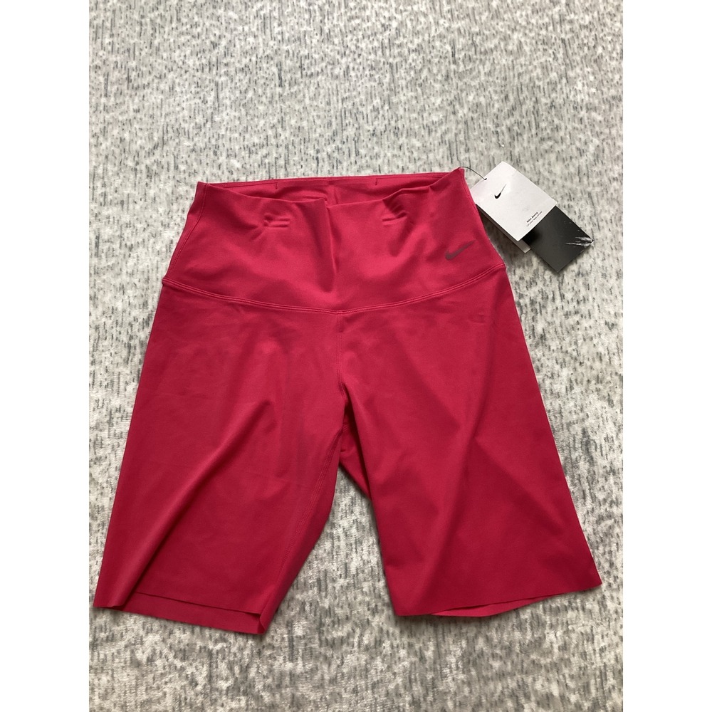 Nike Zenvy Womens Dri-FIT 8 Inch Biker Shorts Pink DQ6003-666 Medium NEW